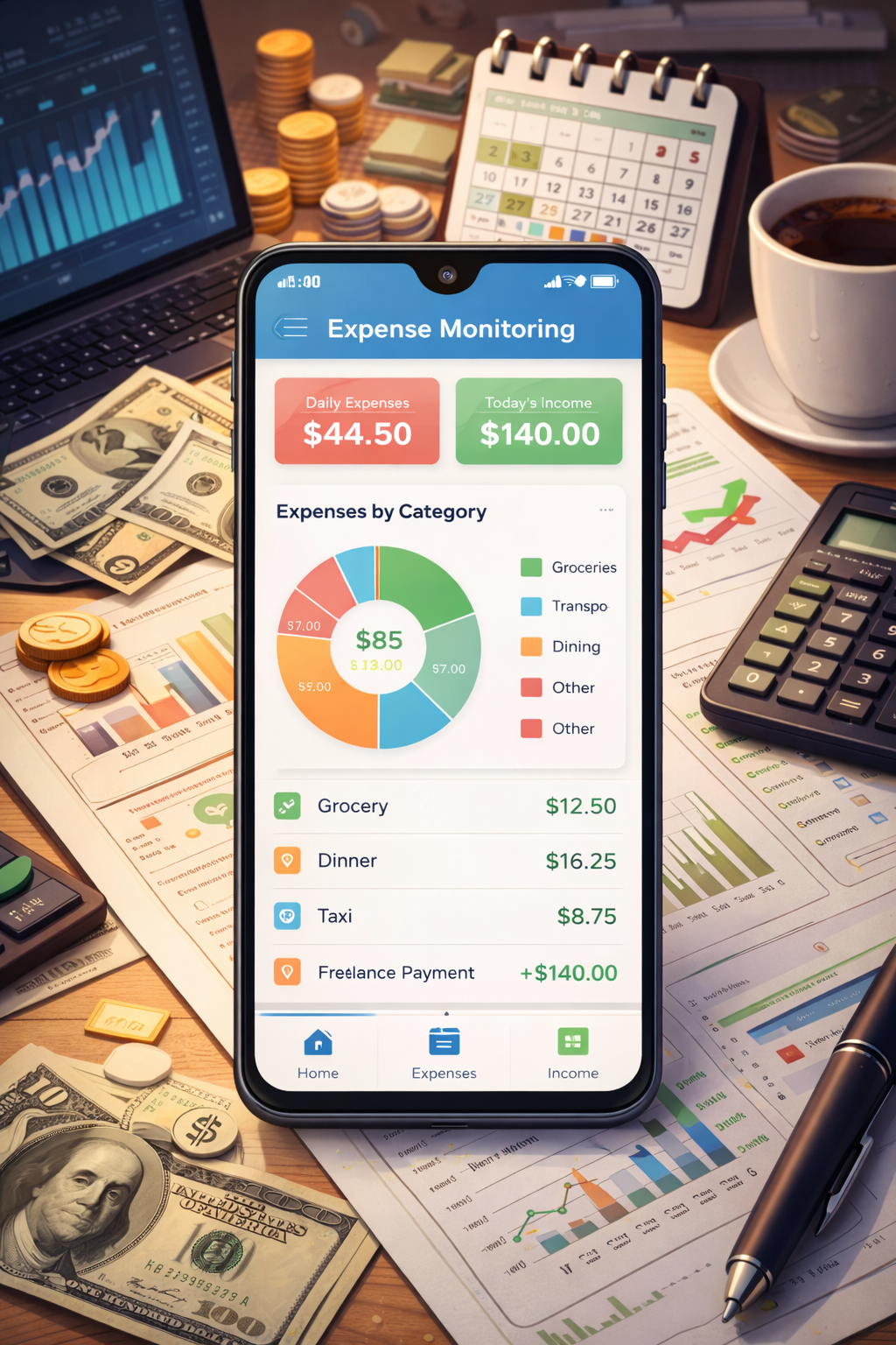 Managing Income App