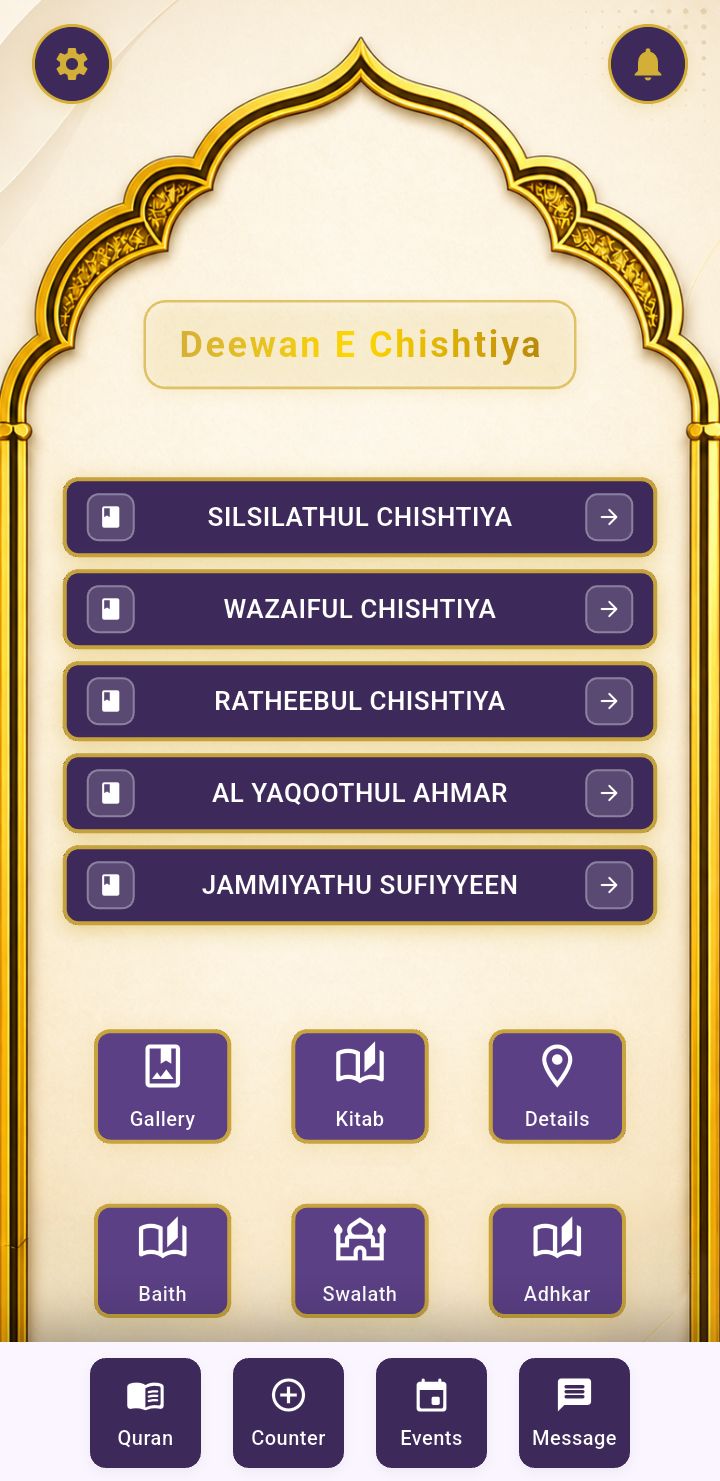 Swalath Majlis App - Prayer Screen
